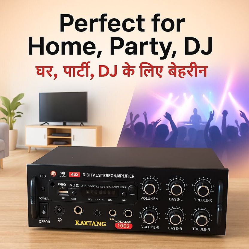 KAXTANG Model 1002 Digital Stereo DJ Amplifier - Image 3
