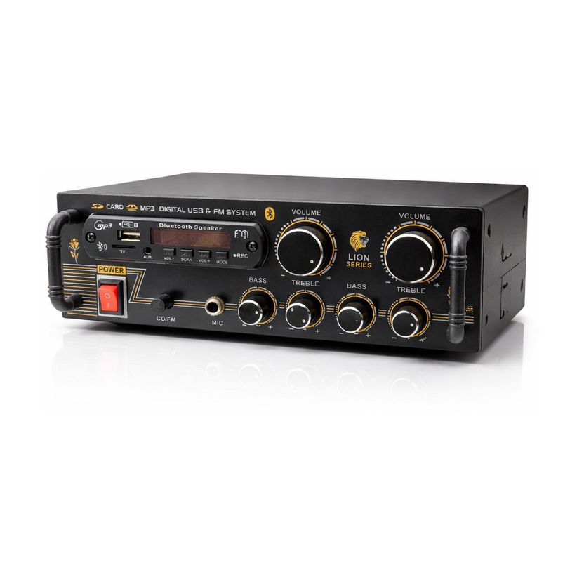 ain DJ Stereo Amplifier Bluetooth USB/SD Card - Image 1