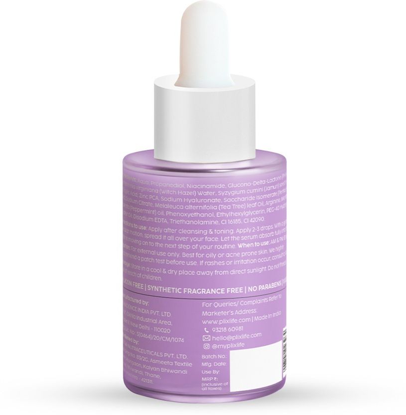 The Plant Fix Plix 10% Niacinamide Serum 30ml - Image 2