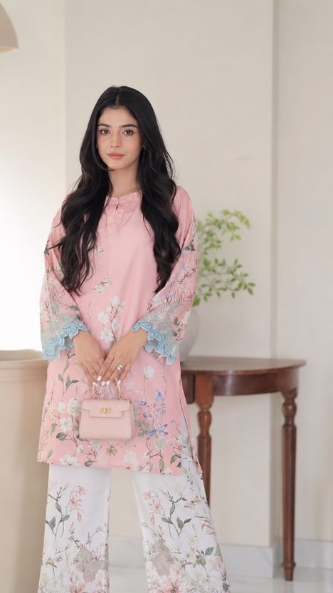 SREEYONA Tunic Palazzos Set - Image 1