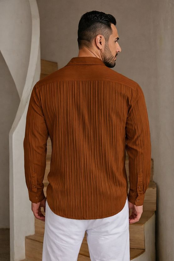 TYRELL Men Cotton Blend Shirt Pant Set - Image 4