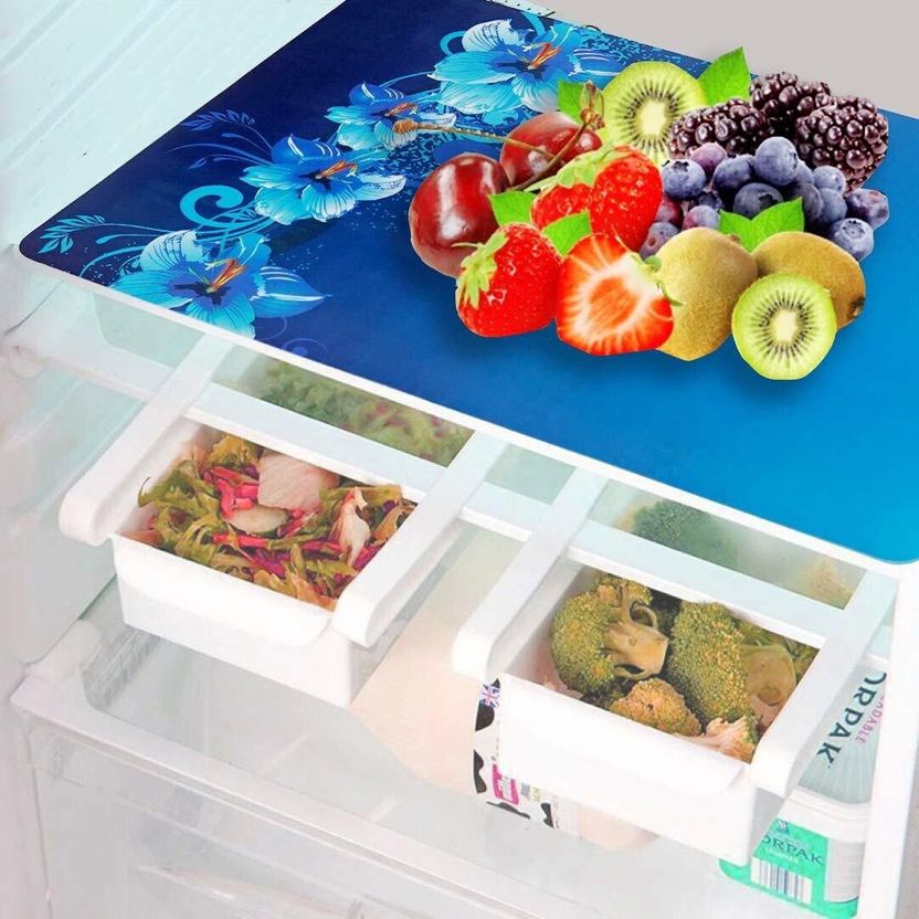 XMBUG Refrigerator Cover 95 cm Blue - Image 5