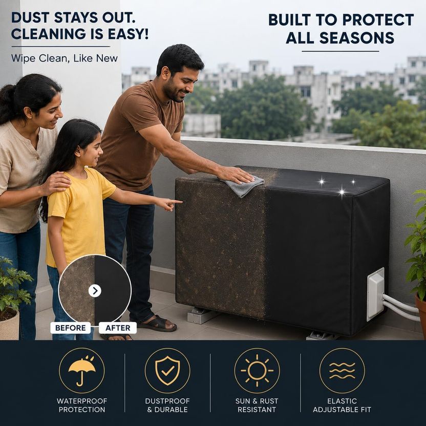 Zahid cretion Air Conditioner Cover 1.5 Ton - Image 4