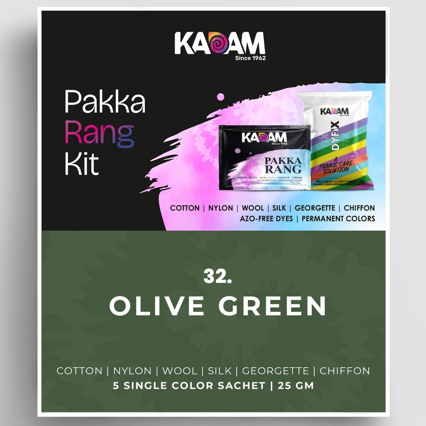 KADAM Olive Green Dye 25g - Image 1