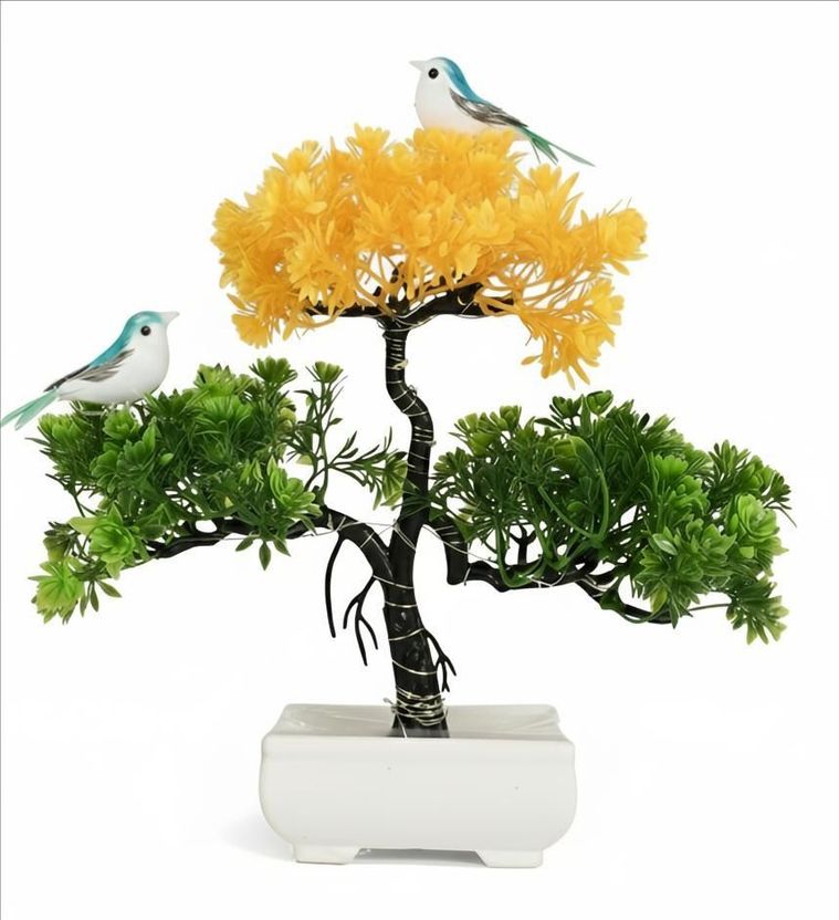 POKA Green Tree Plants with Bird & Light - Image 7
