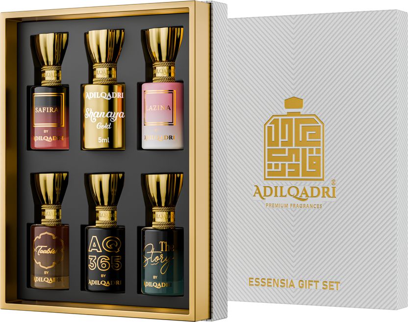 Adilqadri Essensia Attar Combo Pack Pack of 6 · 5.5 ml (33 ml total) - Image 3