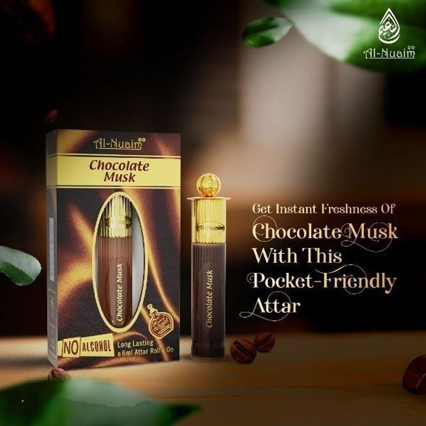 Al-Nuaim Chocolate Musk Floral Attar (Musk) 6ml - Image 4