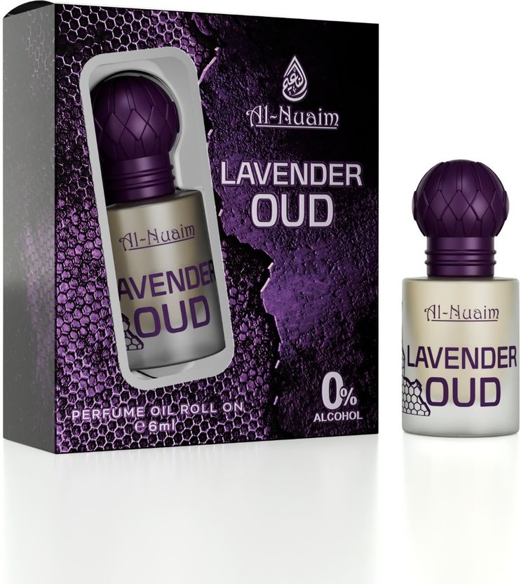 Al-Nuaim Lavender Oud Attar Roll On - 6ml - Image 1