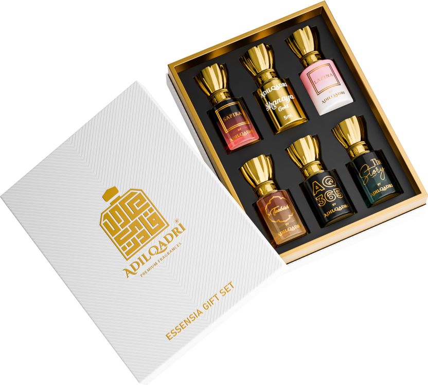 Adilqadri Essensia Attar Combo Pack Pack of 6 · 5.5 ml (33 ml total) - Image 5