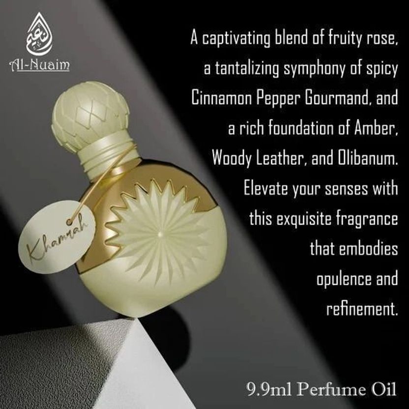 Al Nuaim Khamra Attar 9.9ML Perfume Oil - Image 4