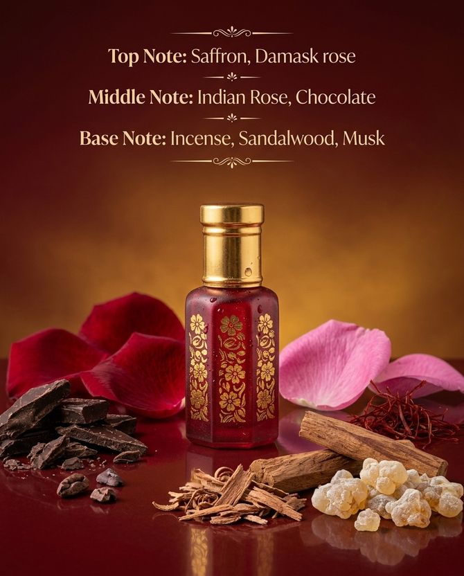 Solavea Jannat E Gulab Attar 6 ml - Image 4