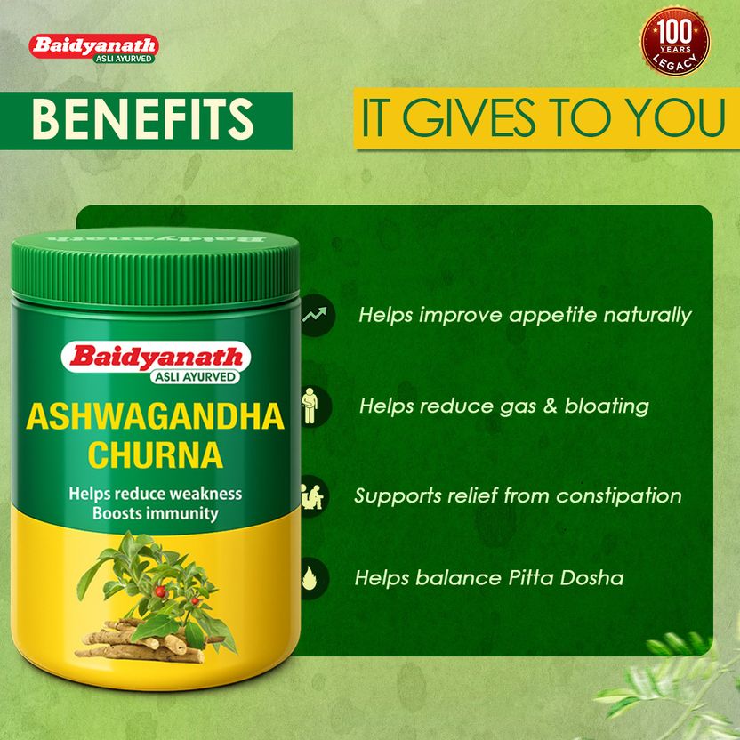 Baidyanath Ashwagandha Churna 100g - Image 6