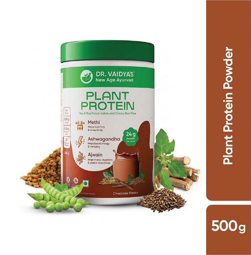 DR. VAIDYA'S Plant Protein Powder with Ashwagandha - Image 3