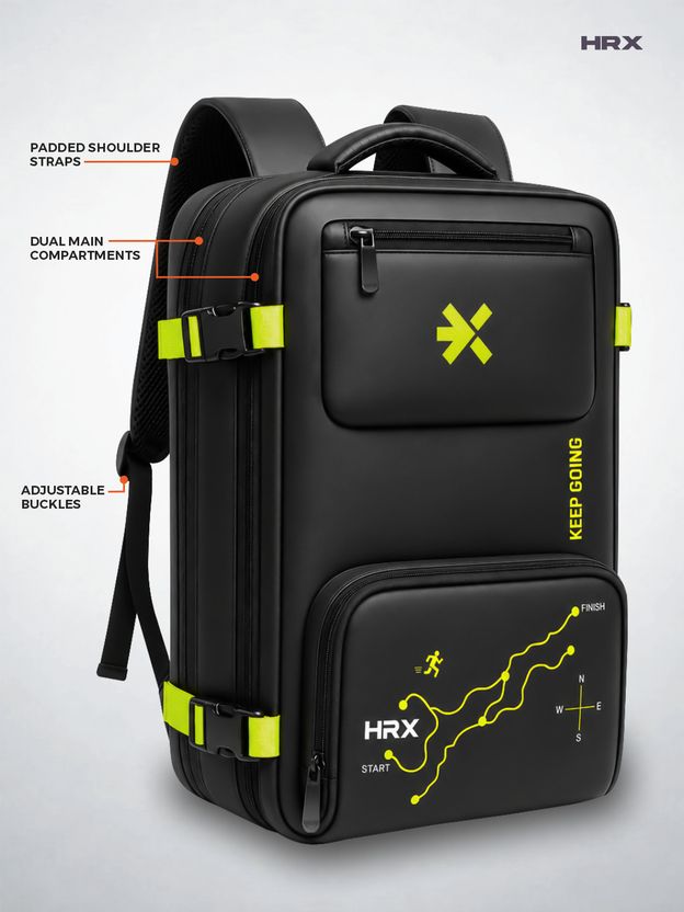 HRX by Hrithik Roshan 45L Laptop Backpack - Image 2