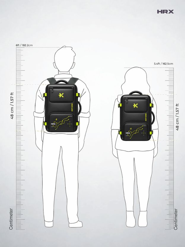 HRX by Hrithik Roshan 45L Laptop Backpack - Image 8