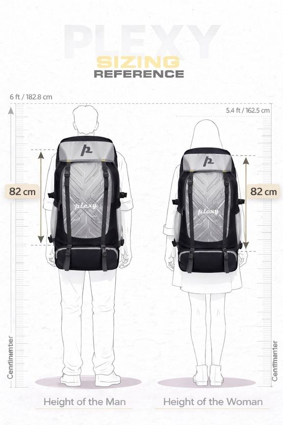 PLEXY TILTY STUUDED SUCK Rucksack 65L - Image 6