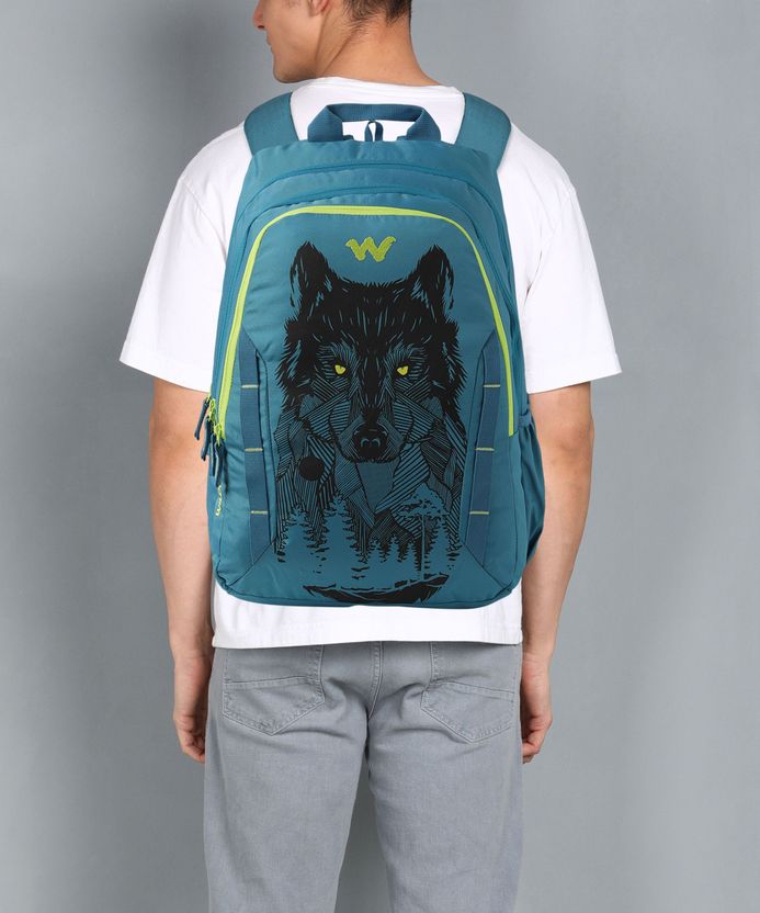 Wildcraft 43L Laptop Backpack Blue - Image 2
