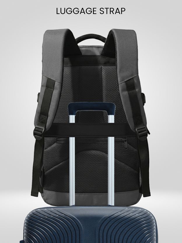WROGN Unisex Ashper 2.0 42L Laptop Backpack, Grey - Image 7
