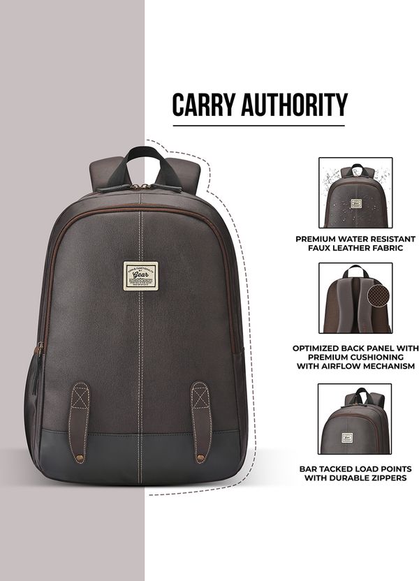 Gear 20L Eco Classic Daypack 16 (Brown) Pack of 16 - Image 5