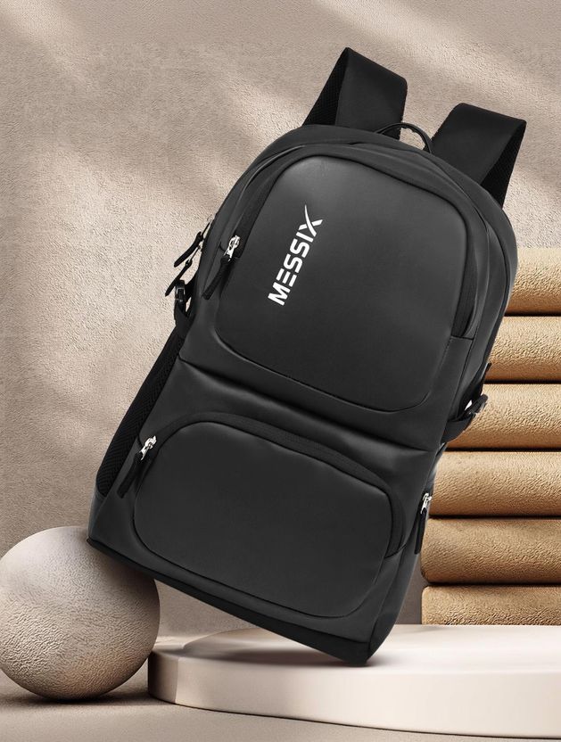 messix 37L Anti-Theft Laptop Backpack Black - Image 1