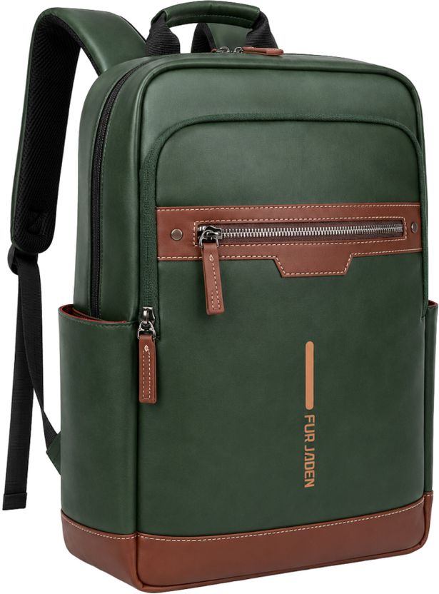 FUR JADEN 25L Vegan Leather Laptop Backpack - Image 1