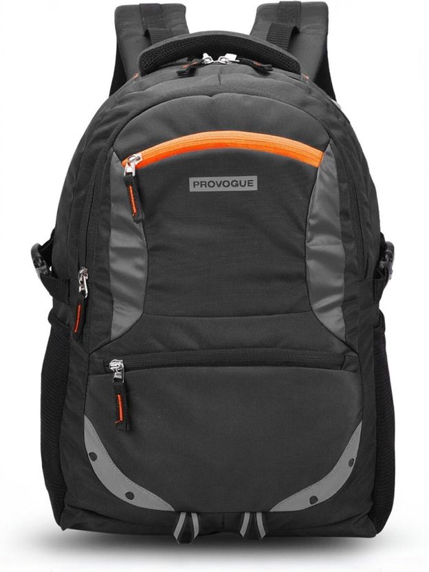 PROVOGUE Spacy 2.0 38L Laptop Backpack, Grey, Black - Image 9