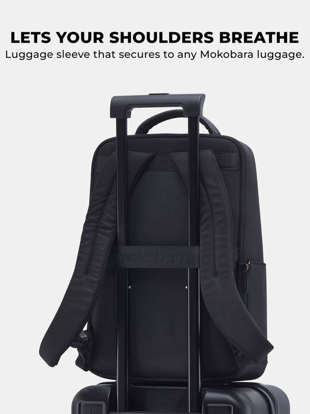 Mokobara 17L Black Laptop Backpack - Image 7