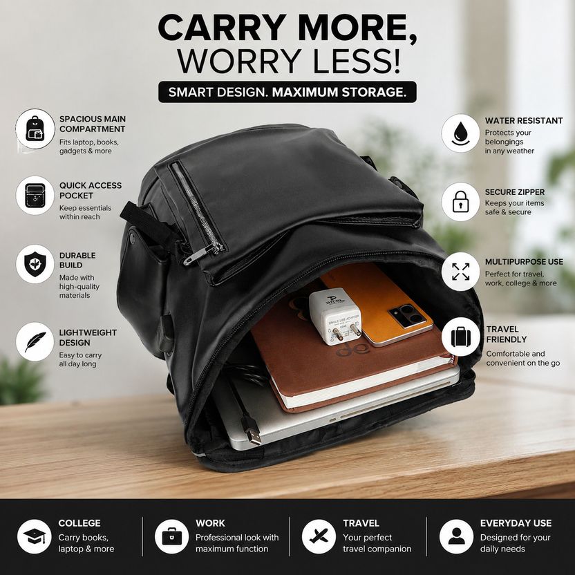 HRX by Hrithik Roshan 35L Laptop Backpack - Image 4