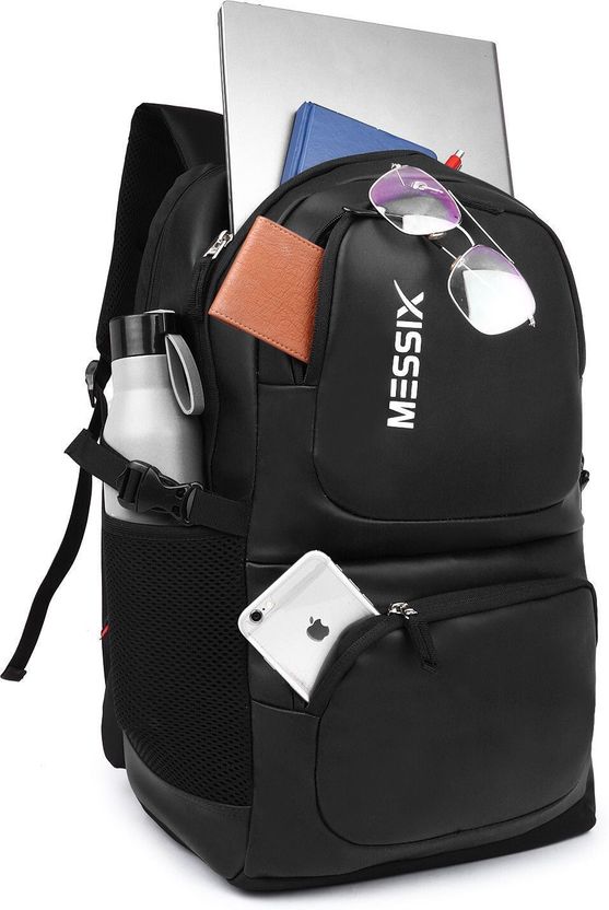 messix 37L Anti-Theft Laptop Backpack Black - Image 2