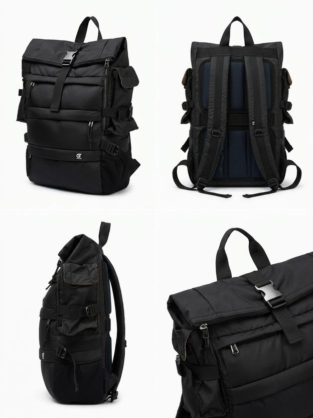 arttag Roll Top Backpack - Image 4