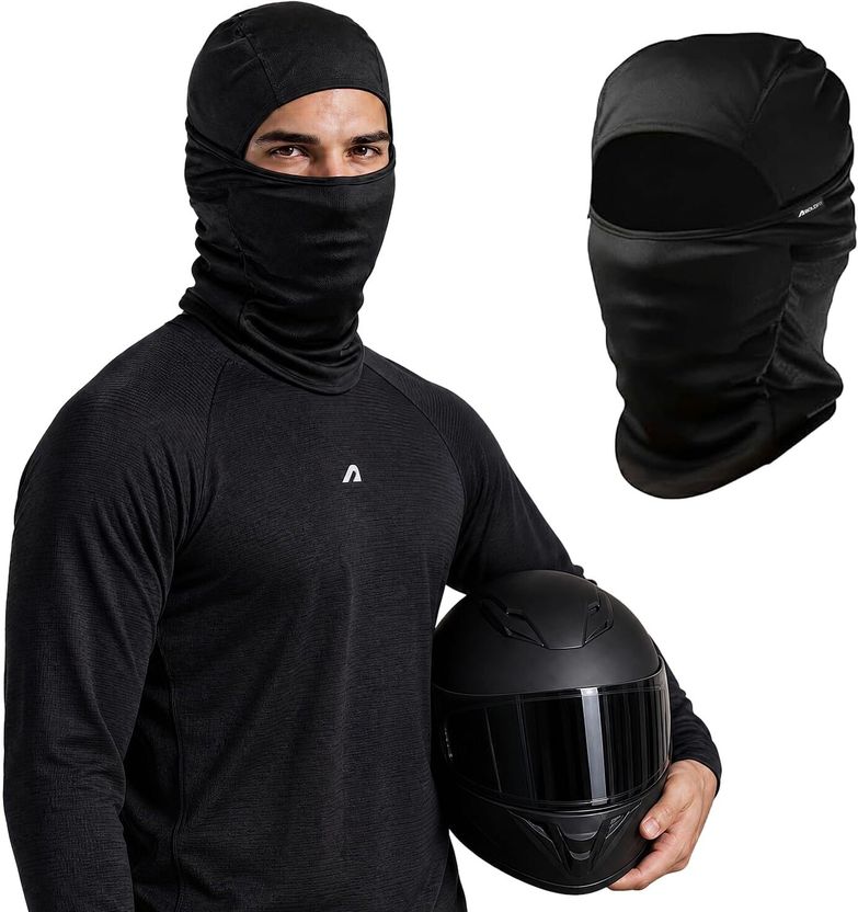 BOLDFIT Black Bike Face Mask - Image 1