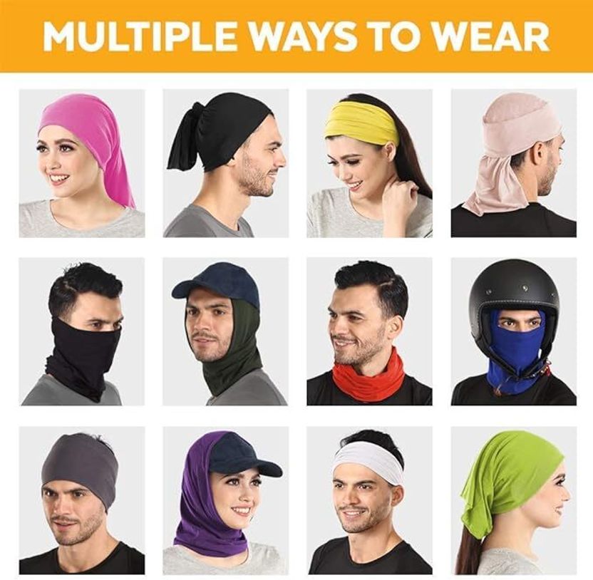 Plutoprom Black, Grey Bike Face Mask - Image 3