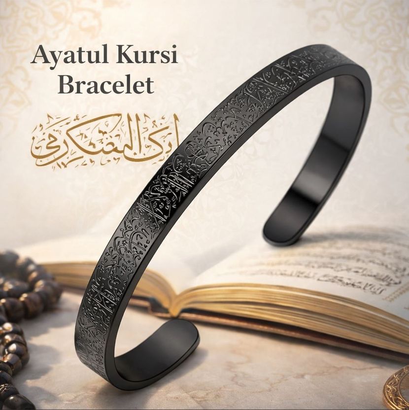 AASTHAS Stainless Steel Rhodium Kada - Image 1