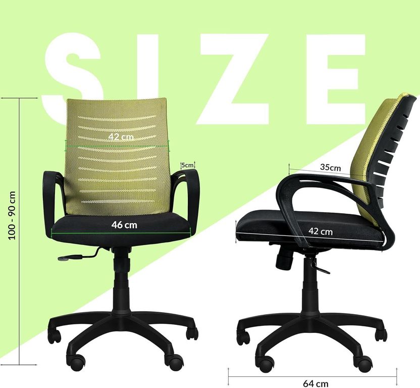 NGFC Mid Back Revolving Office Chair - Image 2