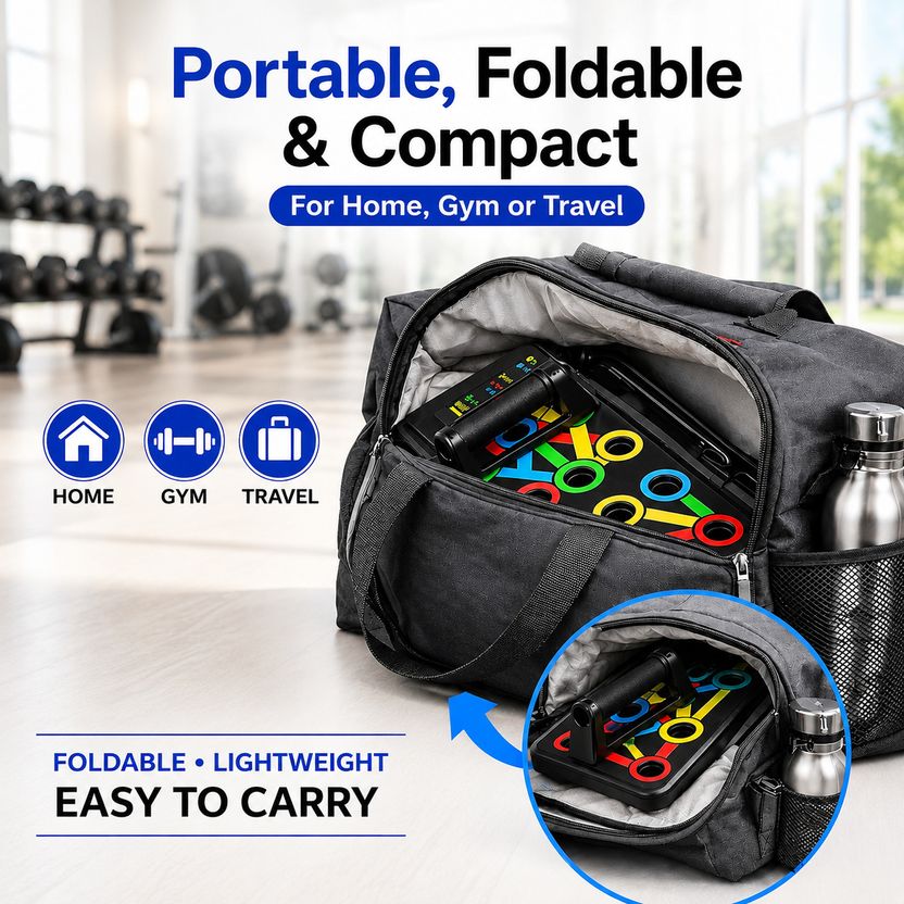 Quickfit 10 in 1 Portable Board for Chest Press - Image 5