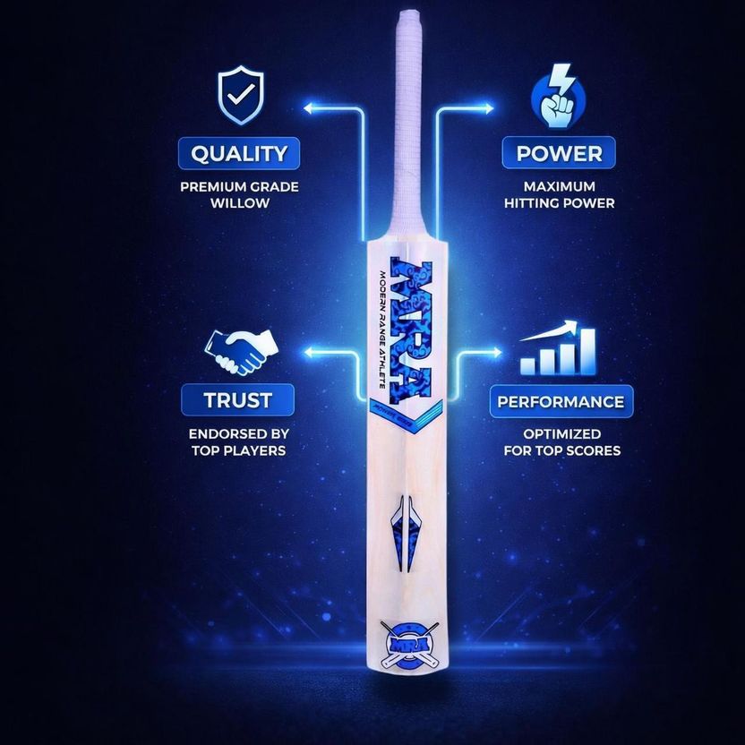 SVPAS Poplar Willow Cricket Bat for 15+ Yrs - Image 1