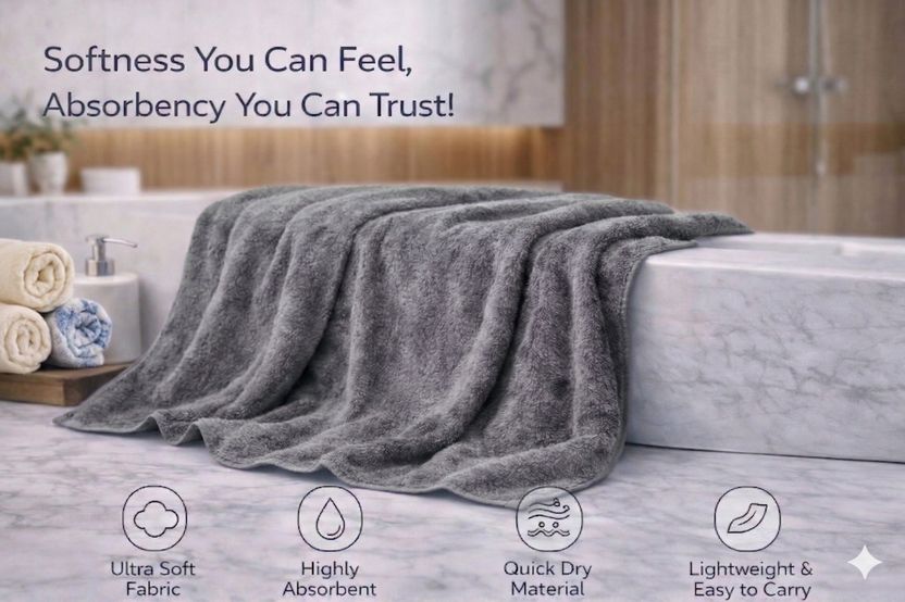 KRIOVELLEA Microfiber 500 GSM Towel - Image 3
