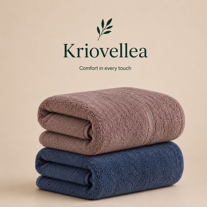 KRIOVELLEA Microfiber 500 GSM Towel - Image 1