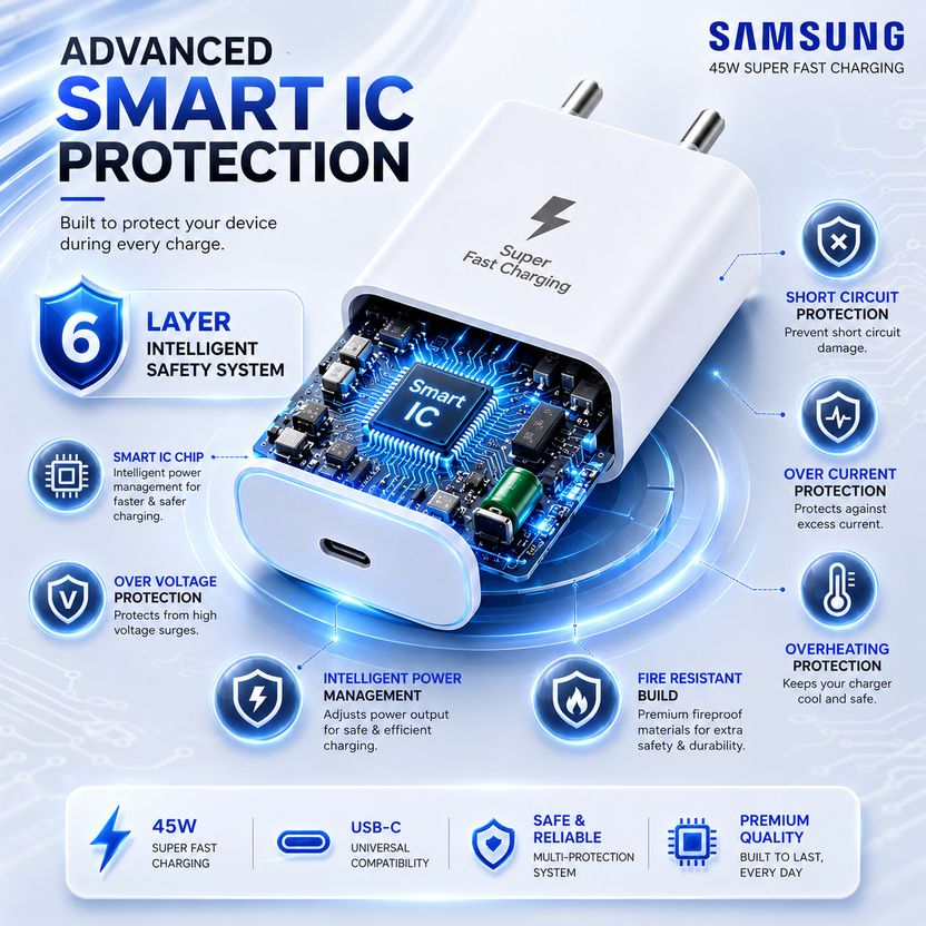 shopbucket 45W GaN 3A Mobile Charger White - Image 4