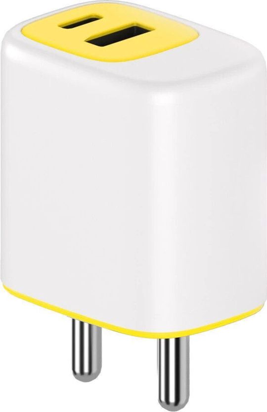 DeperAI 25 W Power GaN 2 A Dual Port Mobile Charger (Yellow) - Image 2