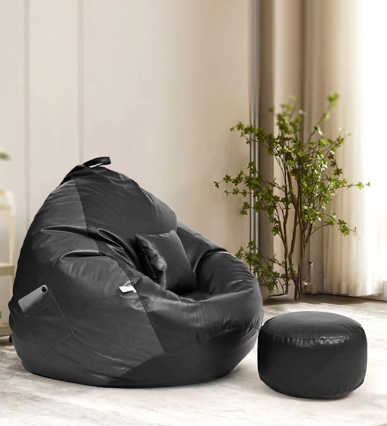 Mintwud 4XL Squivo Leatherette Bean Bag - Image 5