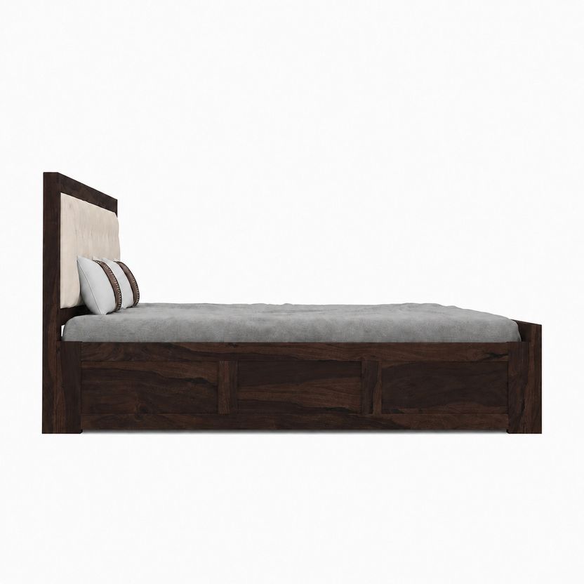 SONA Veronica Sheesham Wood King Size Bed with Storage - Image 6