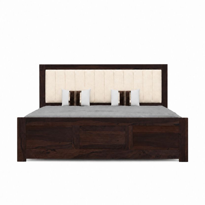 SONA Veronica Sheesham Wood King Size Bed with Storage - Image 7