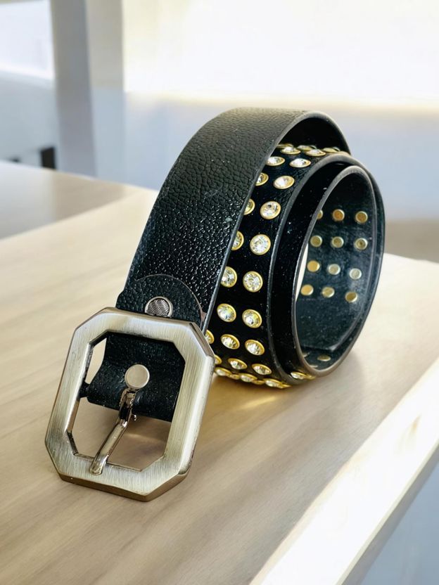 ROYAL CKIN Black Leather Belt - Image 5