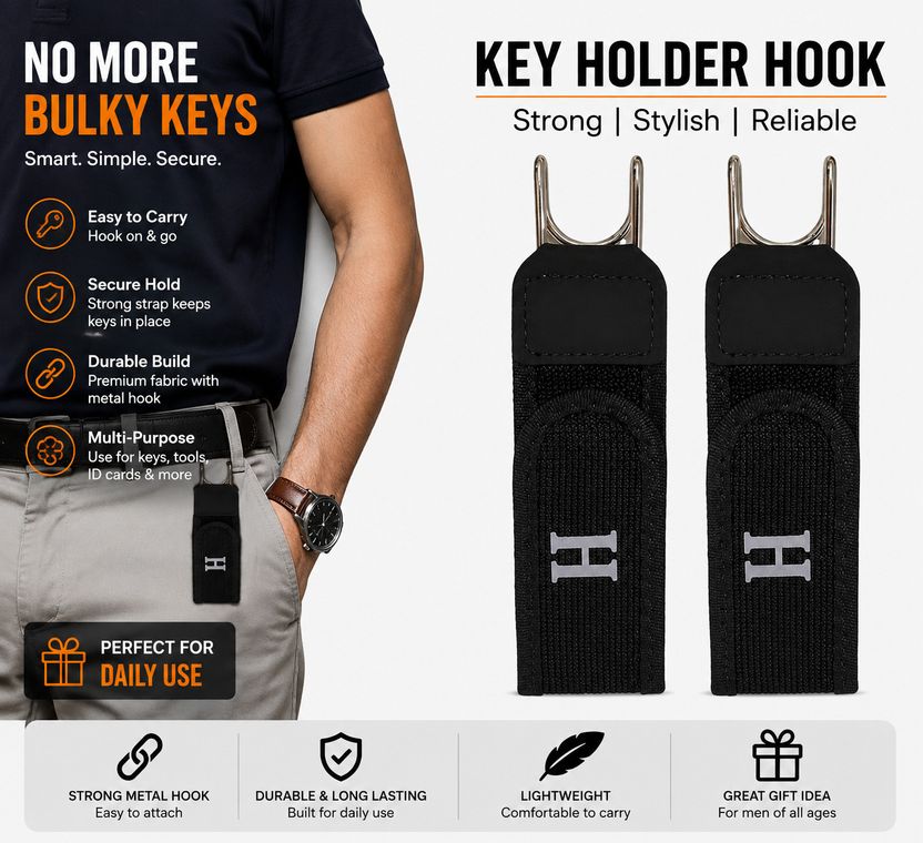 RKELITE Men Black Nylon Belt - Image 4