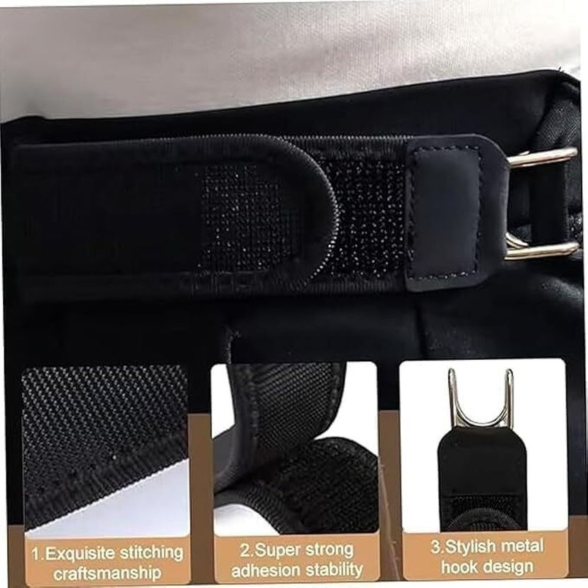 Jiyancreation Black Artificial Leather Belt - Image 4