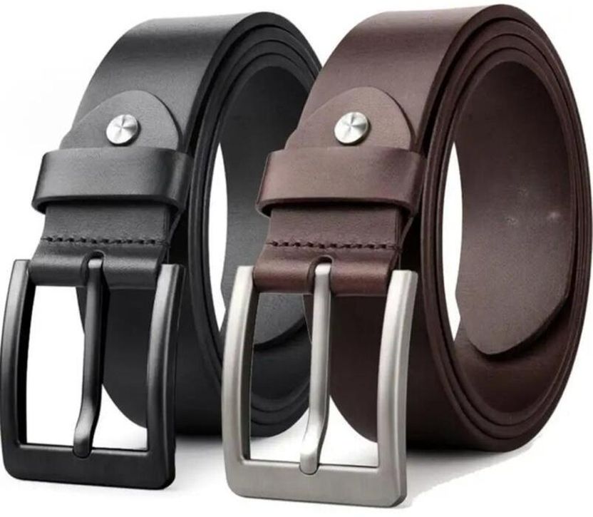 ShopGlobal Men Multicolor Leather Belt - Image 1