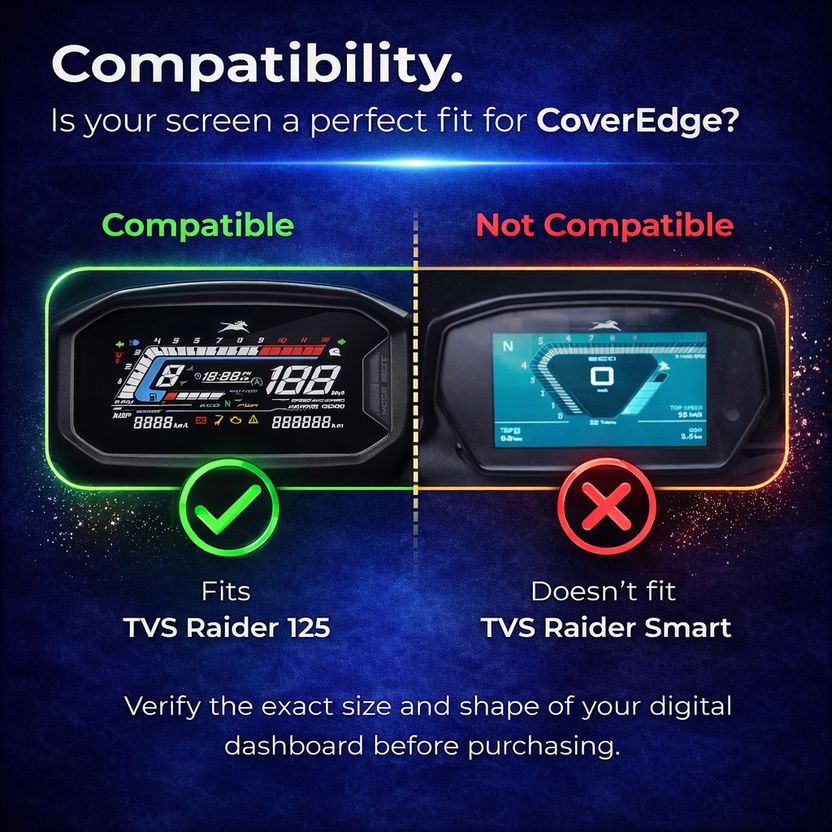 CoverEdge Premium Screen Guard for TVS Raider 125 - Image 2