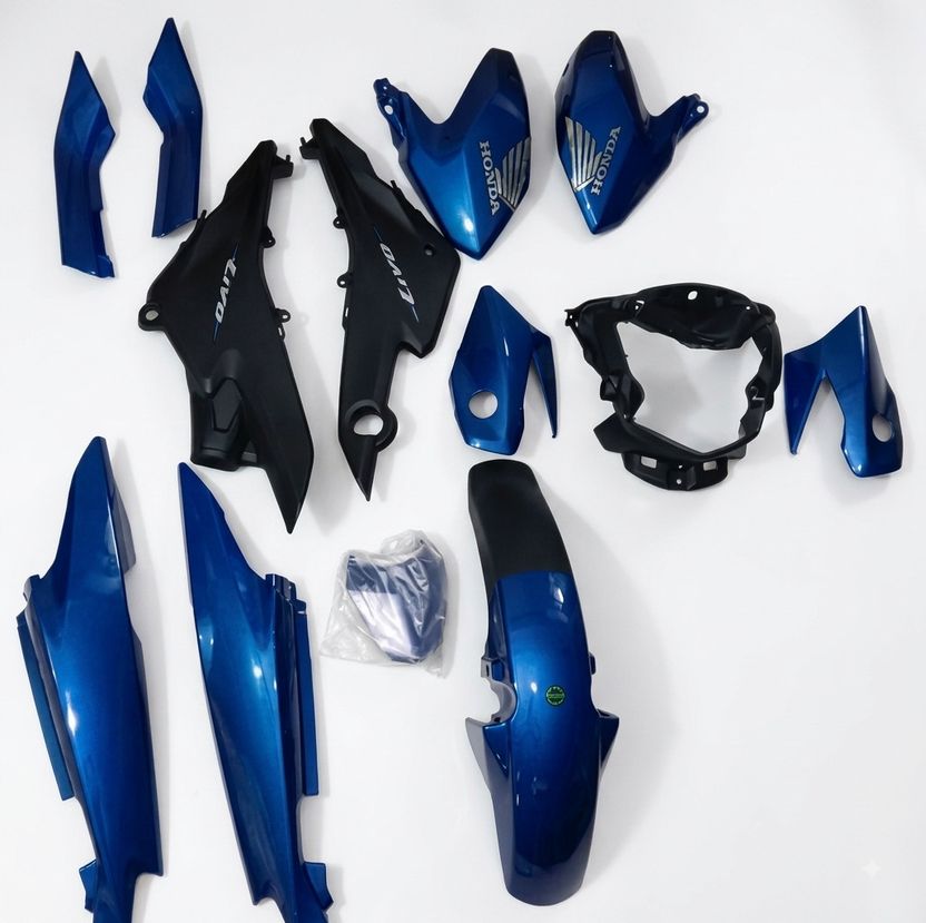 Purjah LIVO Blue Bike Fairing Kit - Image 1