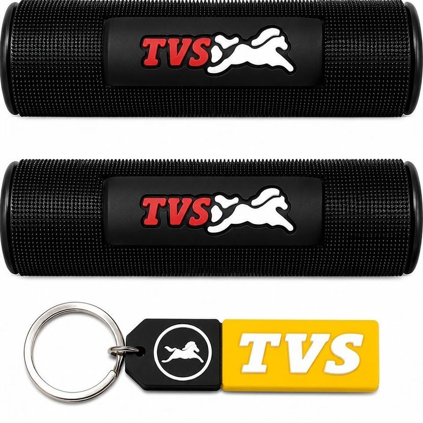 MotoBlink Premium Handle Bar Grip for TVS Apache, Radeon, Jupiter - Image 1